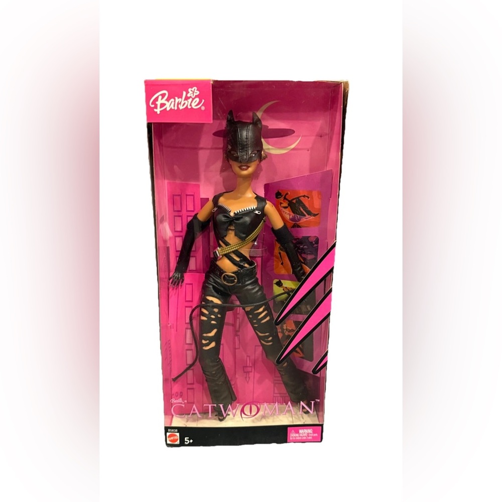 2004 Mattel Barbie as CATWOMAN Halle Berry #B5838 (Never Removed From Box) - Picture 3 of 8